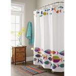 Eco Friendly PEVA Shower Curtain , Water Resistant Fabric Shower Curtain