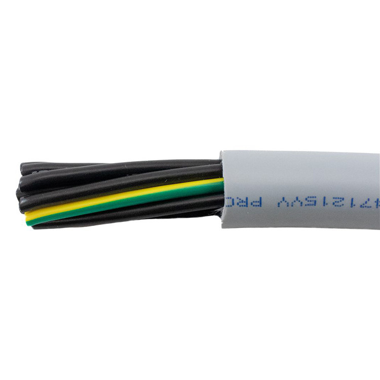 450/750V Multi Cores Shielded Control Cable 1.5mm2 Unarmored Copper PVC Sheath IEC Standard
