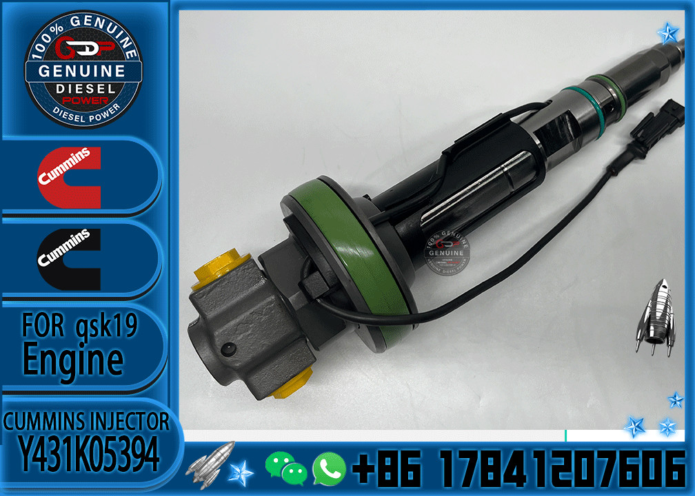 Brand New Common Rail Diesel Fuel Injector Y431K05394 0986435615 For Cummins QSK19 QSK38 QSK60