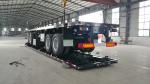 8t Grade 3 Axles 40FT Container Flatbed Semi Truck Trailer For Transporting