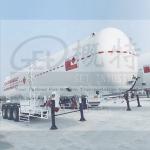 FUWA BPW Axle 49820L Liquefied Ammonia Tank Semi Trailer With 2" 50mm JOST King