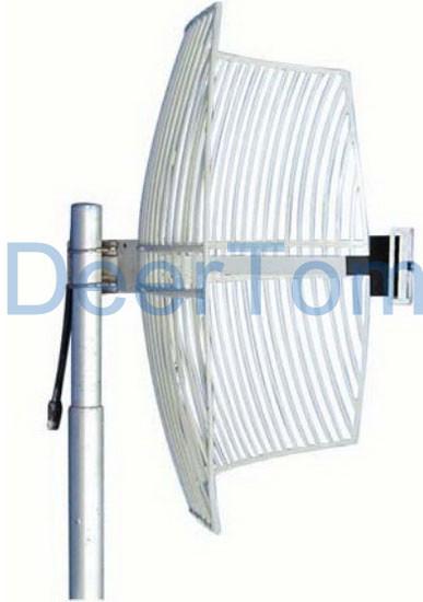 1710-1880MHz GSM 1800MHz DCS Grid Parabolic Antenna 22dBi High Gain Point to