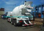 Whilte Truck Mounted Cement Mixer Machine Concrete Mixer Vehicle Eaton Motor