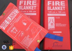 Quality White Fiberglass Kitchen Fiber Glass Fabric Industrial Emergency Fire Blanket wholesale