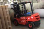 3.5 Ton Diesel Forklift Truck 6m Lifting Height LED Lighting For Power
