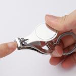Sublimation Blanks Sublimation Nail Clipper Keychain DIY Stainless Steel Nail