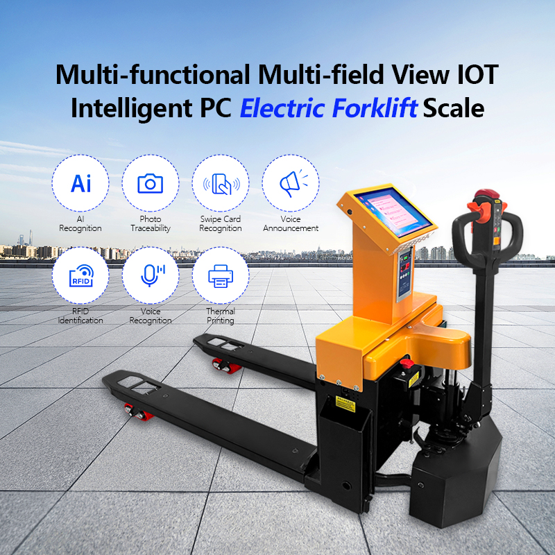 12 Inch Touchscreen Display Weighing Forklift Scale with Intelligent Electric Android