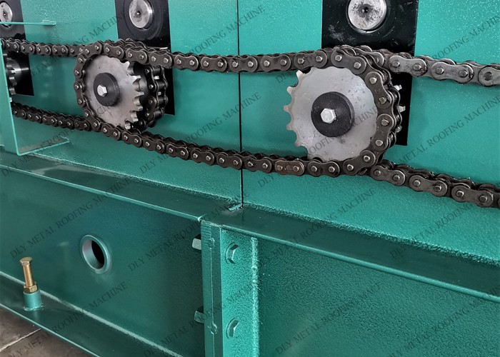 12000kg Plc 80mm Double Layer Roll Forming Machine For Metal Roofing