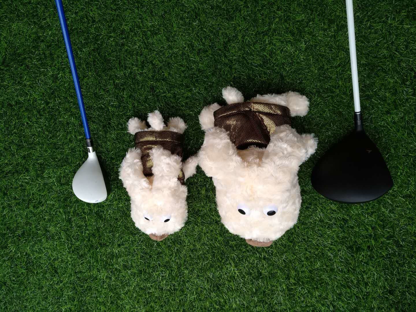 golf head cover , dog head cover , animal head cover , plush head cover , driver head cover