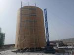 Cylindrical Frp Vertical Mixing Tank Liquid Alkali Resistant Harmless Treatment