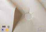 Beige PTFE Coated Fiberglass Fabric Gas Range Stovetop Burner Liner