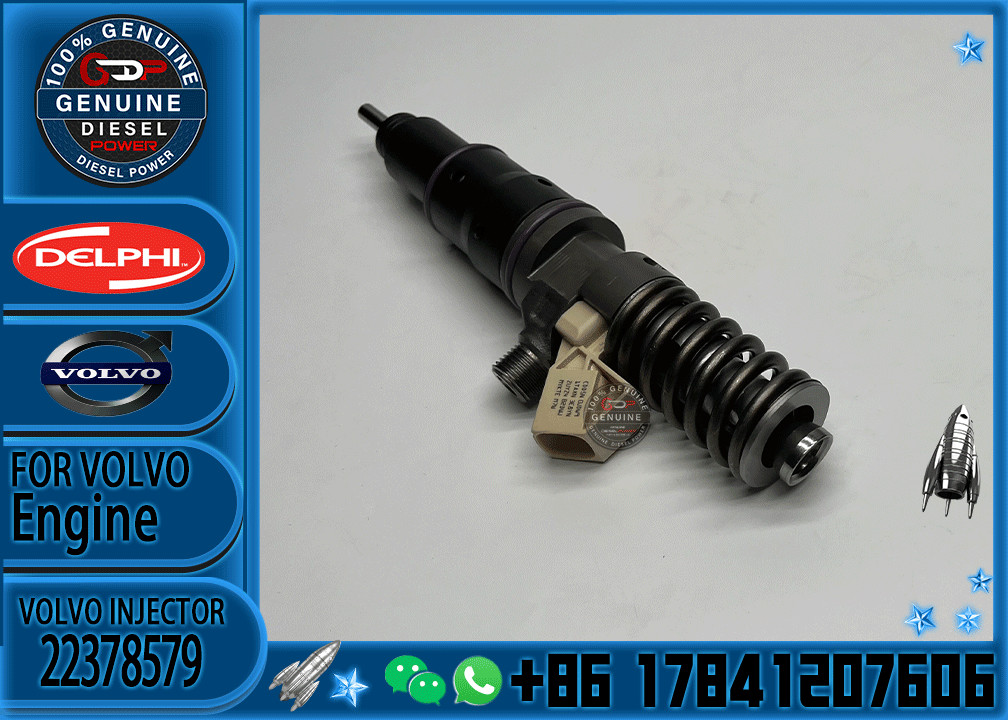 Common Rail Fuel Injector BEBE1R12001 33800-84300 BEBE1R14101 22378579 BEBE1R18001 For VOL