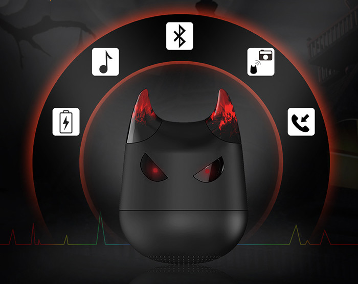 Little Devil Hands Free Bluetooth Speaker / Bluetooth Music Box Multifunction