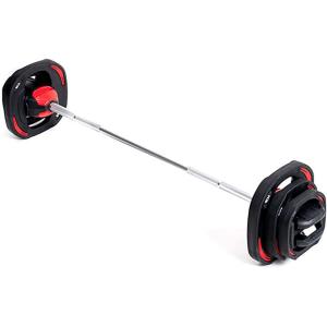 Quality Rubber Coated Aerobics Barbell Steel Rubber Material For Weight Lifting wholesale