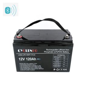 Quality Lifepo4 lithium ion battery 12v 120ah, Smart APP controlled battery wholesale