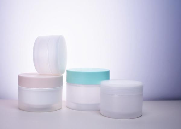Classic cylinder round plastic cosmetics cream jar in 50ml 100ml 150ml 200ml