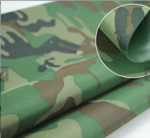 Quality PU Coated Camouflage Lightweight Tent Fabric For Military Defense And Aviation wholesale