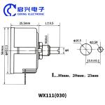 WX111 WX030 Single Turn Wire Wound Potentiometer 3W Adjustable Resistor