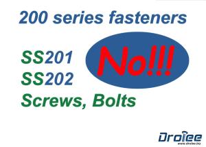 Quality Do you have stainless steel 201 or 202 screws? wholesale
