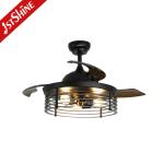 Bladeless Farmhouse Ceiling Fan With Light Small Modern Industrial