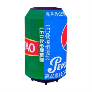 Quality Telescopic Flexible Led Screen Panel Can Beer Bottle Display For Planetariums wholesale