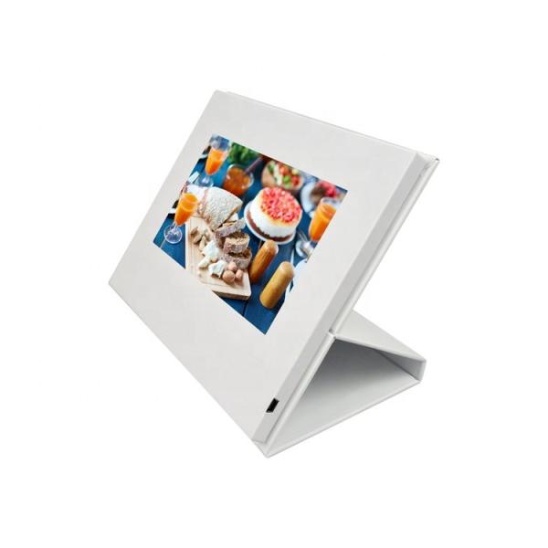 Hard cover HD7inch screen lcd video greeting card ,video gift card ,brochure