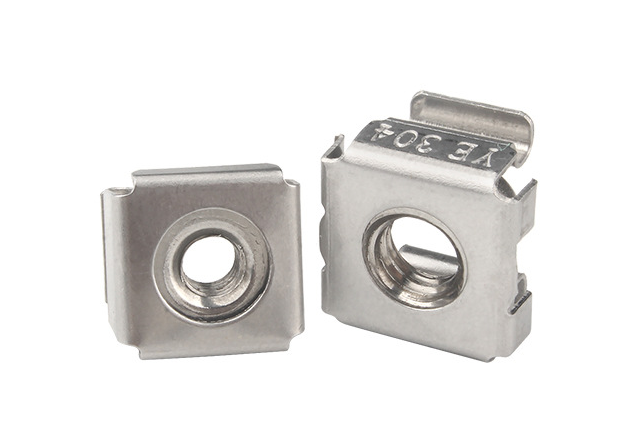 Metric Measurement System Customization 304 Stainless Steel M4 M6 M8 Cage Nuts for Square Nut and U Clip Nut Chrome Plated