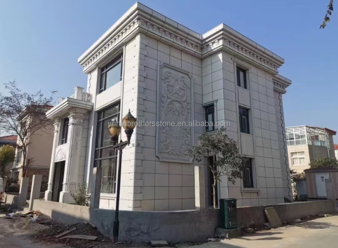 Modern Flamed Chinese Grey Granite Stone Veneer Cut-to-Size for Outdoor Wall Cladding