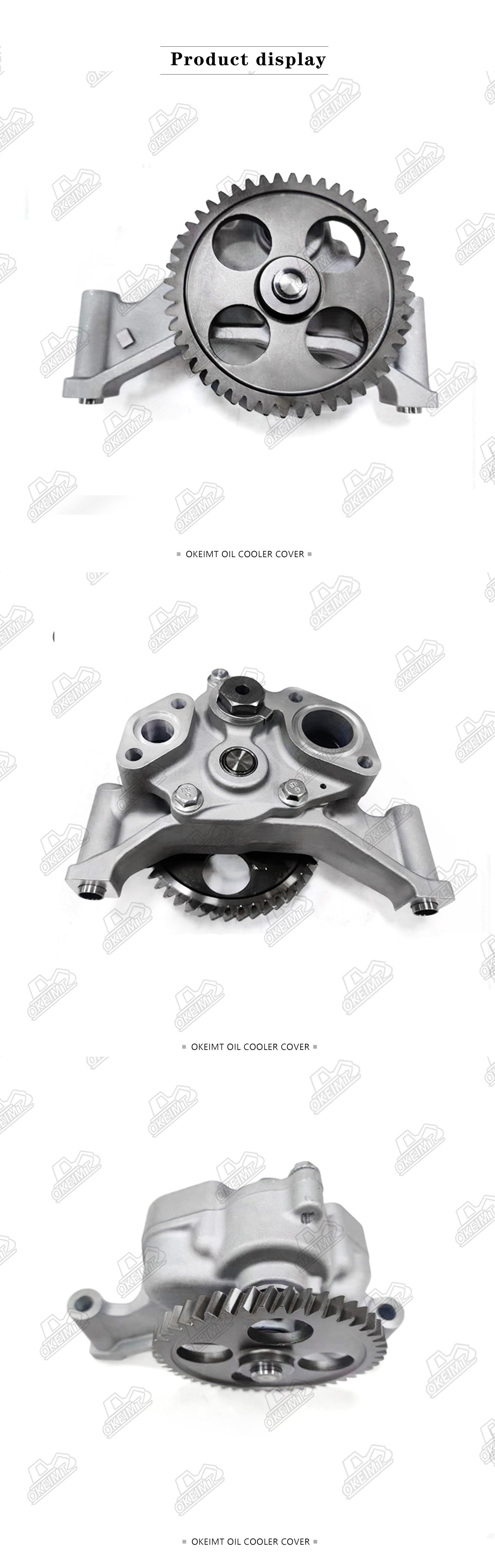RPI Engine Parts Oil Pump 15100-E0130 For HINO EK100 With 48 Teeth