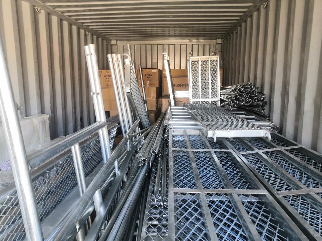 Hot DIP Galvanized Welded Ms Steel Metal Structure Frame