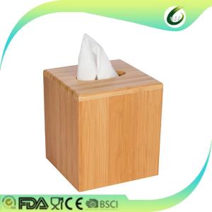Quality bambo tissue bamboo square boutique tissue box wholesale
