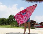Chamois Microfiber Full Printed Beach Towel Custom Embroidered