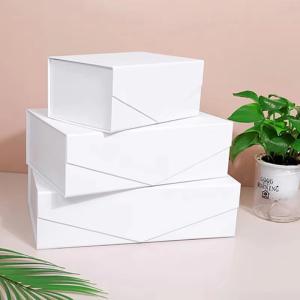 Quality Custom Measurement Collapsible Fold Box Gift Box Magnetic Rigid Flat Box Package wholesale