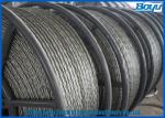 28mm 480kN 12 Strands Anti twisted Galvanized Braided Steel Wire Rope Overhead