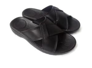 Quality Anti Static Black PU Slipper Esd Cleanroom Shoes wholesale