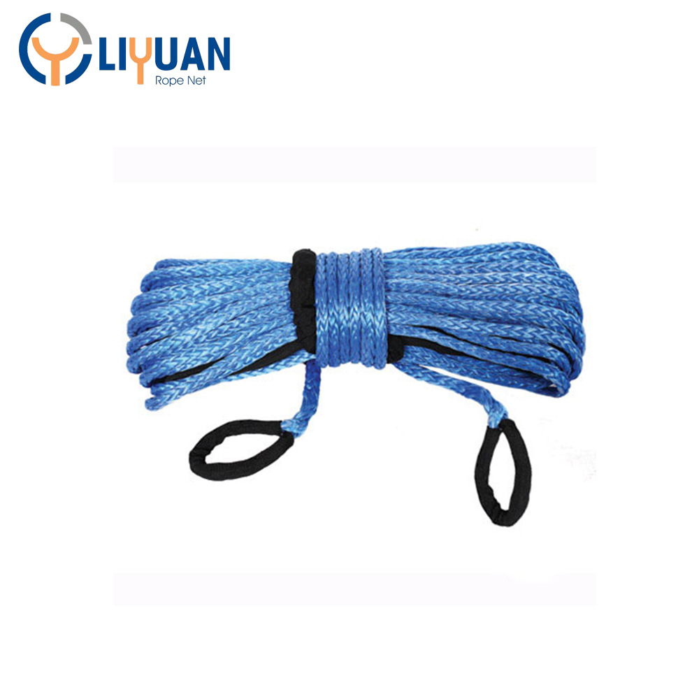 30m UHMWPE Braided Synthetic Fiber Winch Rope 14mm Extension Customizable ODM Support