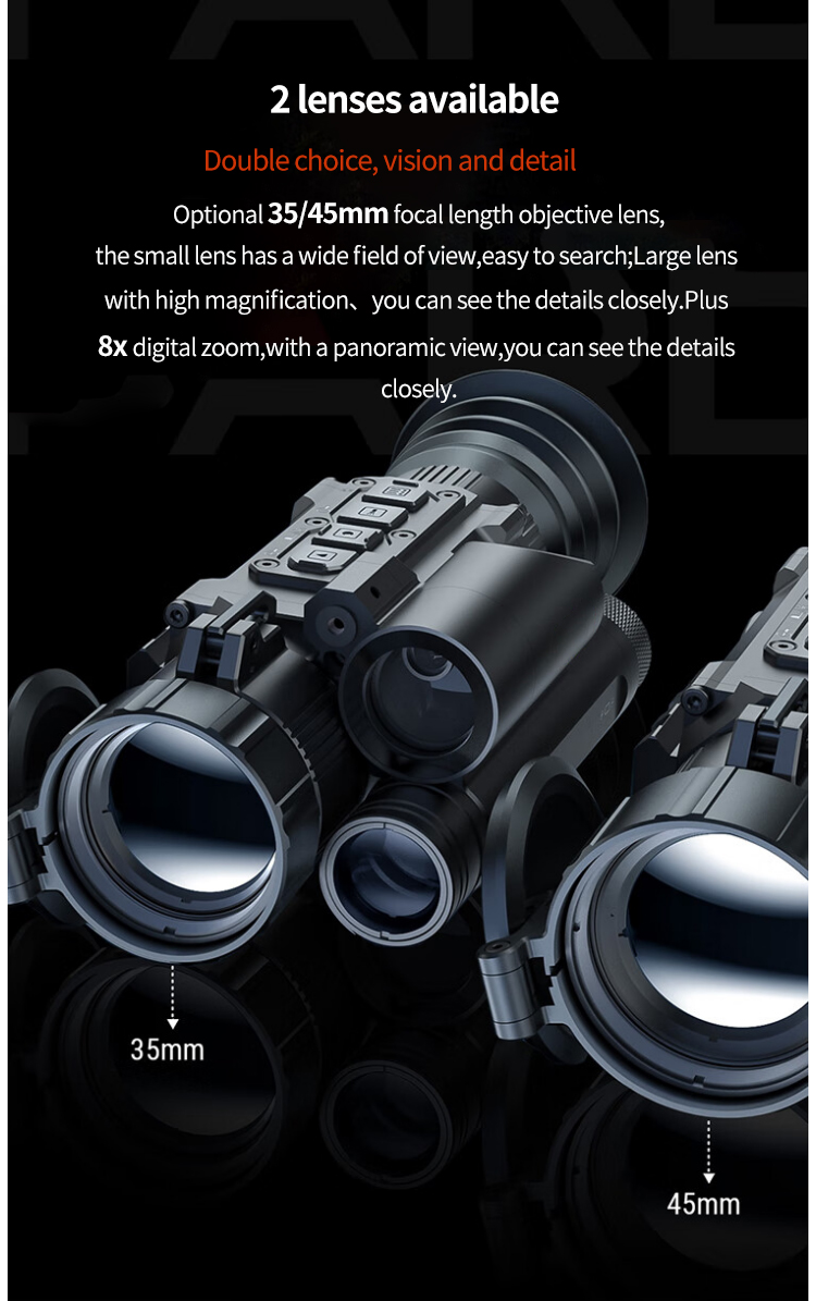 1200m Army Night Vision Monocular Searching Aiming Thermal Infrared Monocular