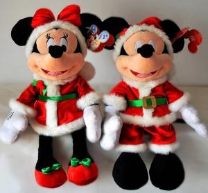 Quality 18inch Fashion Disney Christmas Mickey Mouse and Minnie Mouse Plush Toys wholesale