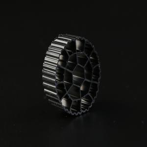 Quality Black Color Plastic MBBR Kaldnes K1 MBBR Bio Media HDPE Material 25mm X 12mm Size wholesale