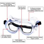 360° Eye Protection Safety Glasses / Outdoor Medical Safety Glasses