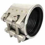 All Stainless Steel HDPE Pipe Coupling Leak Repair Clamp For Straight Pipeline