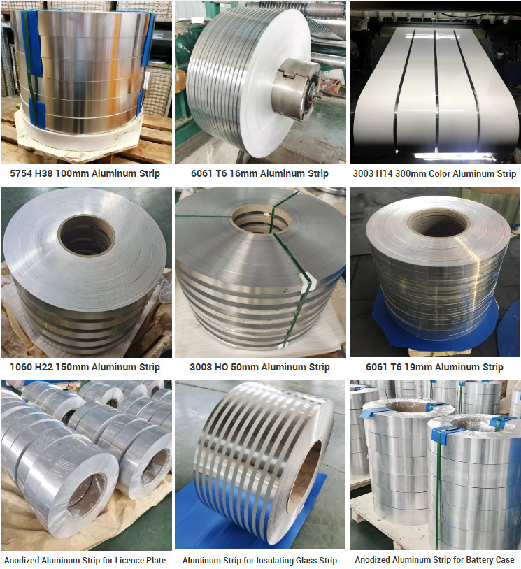 3mm Aluminum Strip Coil 1050 1060 1070 1100 3A21 3003 3103 3004 5052 8011 Aluminum Strip Coil