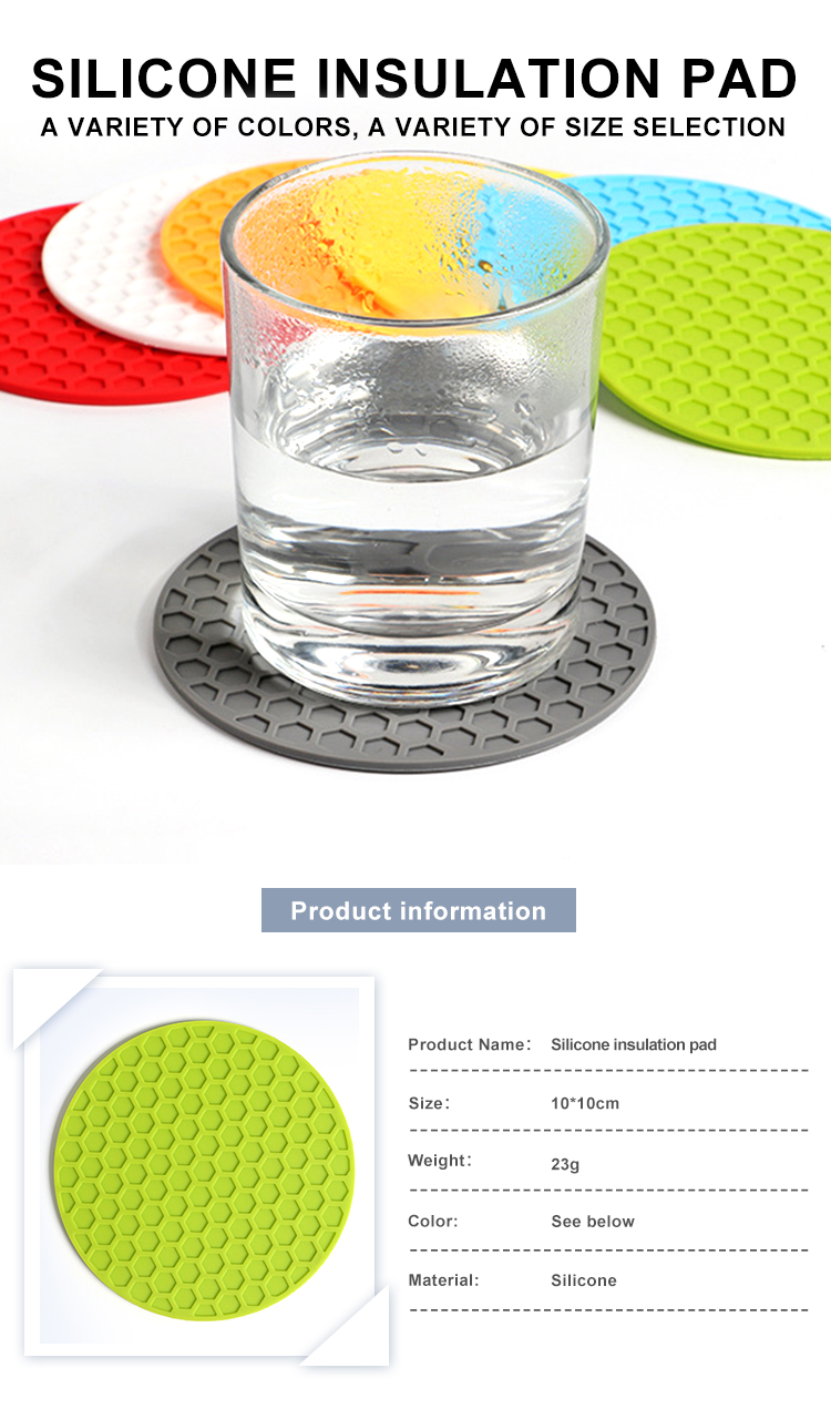Silicone Trivet Mats Heater for Milk Tea Coffee Mug