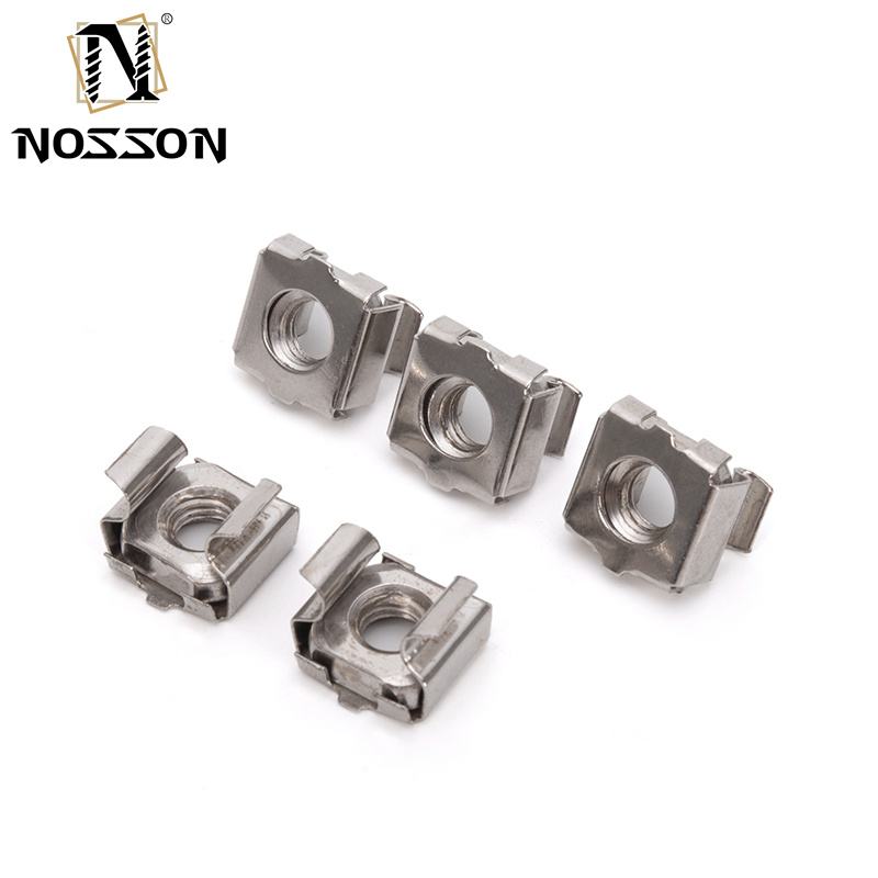 JIS Standard Metric Cage Nut M4 M5 M6 M8 Stainless Steel Carbon Steel With Zinc Plated for Plain Finish and Metric Measurement System
