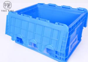 Quality 400 * 300 * 230 Euro Stacking Containers , Straight Wall Grey European Stacking Containers wholesale