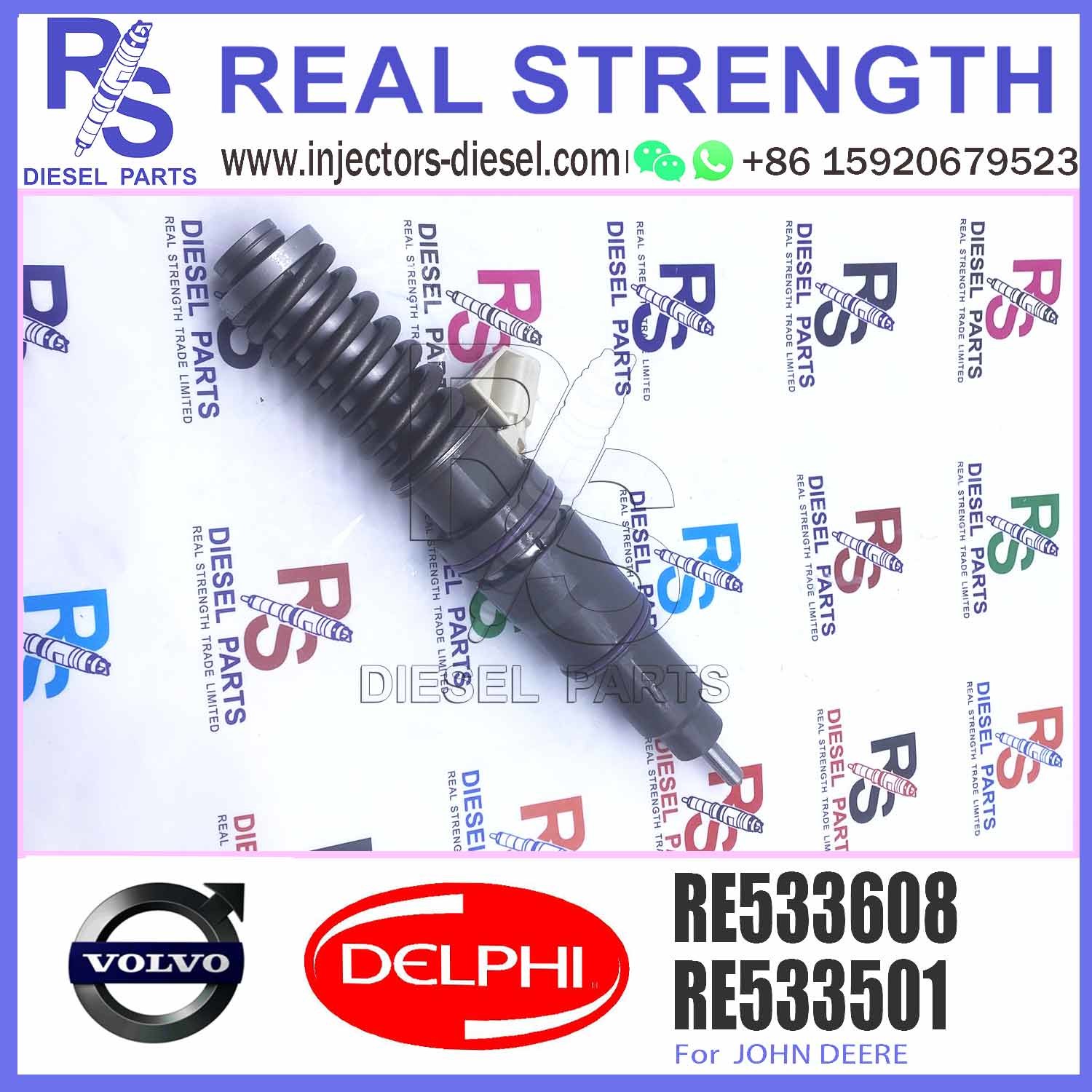 High quality common rail fuel injector SE501959 RE533608 RE533501 BEBE4C12101 with stock available and fast delivery