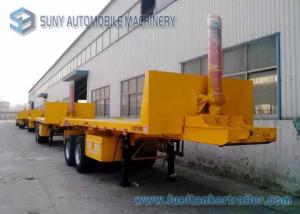 Quality 30 T Doubel Axles 20 feet Trailer , Flat Bed Dump container semi trailer wholesale