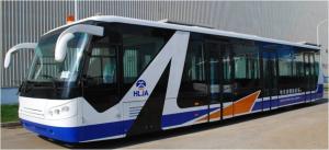 Quality Cummins Engine Airport Passenger Bus Shuttle Bus To The Airport With Aluminum Apron wholesale