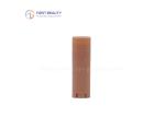 Oval Shape Empty Deodorant Container Tube 4.5g Plastic Lip Balm Light Orange