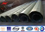 Hop Dip Galvanized Steel Electric Power Pole 33KV / 66KV / 132KV / 220KV